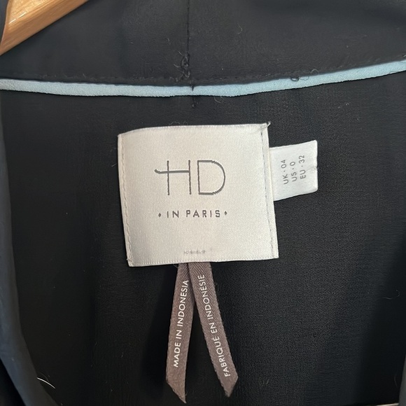 Anthropologie HD in Paris Blouse with tie Size 0 - Picture 3 of 7